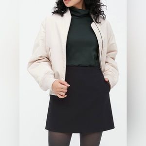 NWOT black mini skirt for fall, winter